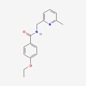 4-ethoxy-N-[(6-methyl-2-pyridinyl)methyl]benzamide trifluoroacetate