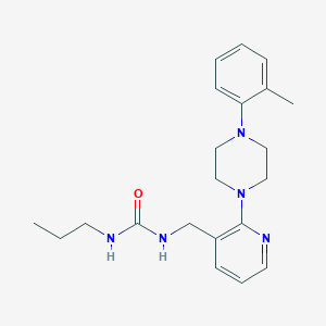 N-({2-[4-(2-methylphenyl)-1-piperazinyl]-3-pyridinyl}methyl)-N'-propylurea