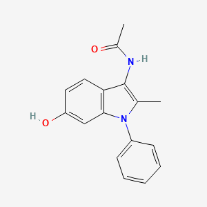 N-(6-hydroxy-2-methyl-1-phenylindol-3-yl)acetamide