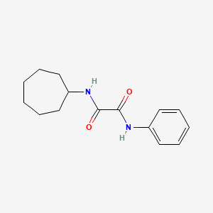 N-cycloheptyl-N'-phenylethanediamide