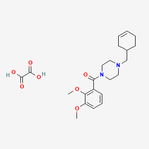 1-(3-cyclohexen-1-ylmethyl)-4-(2,3-dimethoxybenzoyl)piperazine oxalate