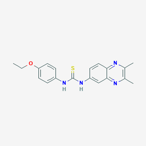 N-(2,3-dimethyl-6-quinoxalinyl)-N'-(4-ethoxyphenyl)thiourea