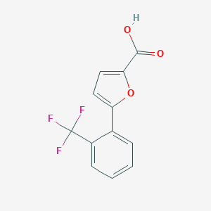 molecular formula C12H7F3O3 B052505 5-[2-(三氟甲基)苯基]-2-呋喃甲酸 CAS No. 92973-24-5