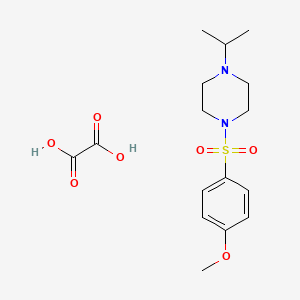 1-isopropyl-4-[(4-methoxyphenyl)sulfonyl]piperazine oxalate