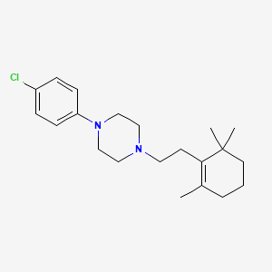 1-(4-chlorophenyl)-4-[2-(2,6,6-trimethyl-1-cyclohexen-1-yl)ethyl]piperazine