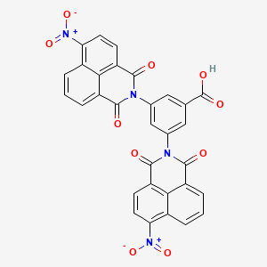 3,5-bis(6-nitro-1,3-dioxo-1H-benzo[de]isoquinolin-2(3H)-yl)benzoic acid