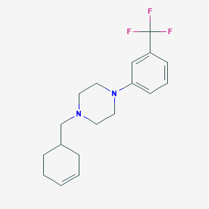 1-(3-cyclohexen-1-ylmethyl)-4-[3-(trifluoromethyl)phenyl]piperazine