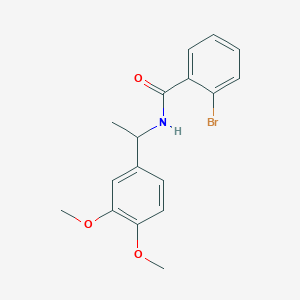 2-bromo-N-[1-(3,4-dimethoxyphenyl)ethyl]benzamide