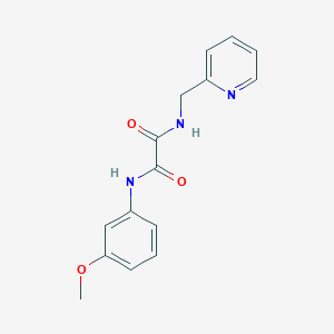 N-(3-methoxyphenyl)-N'-[(pyridin-2-yl)methyl]ethanediamide