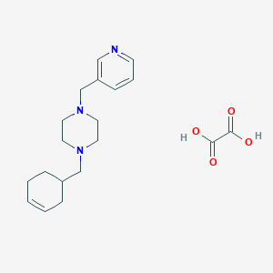 1-(3-cyclohexen-1-ylmethyl)-4-(3-pyridinylmethyl)piperazine oxalate