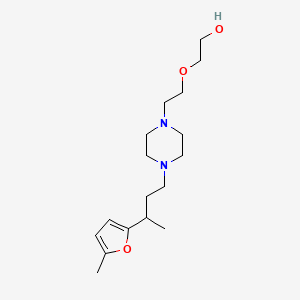 2-(2-{4-[3-(5-methyl-2-furyl)butyl]-1-piperazinyl}ethoxy)ethanol