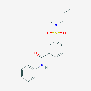 3-[methyl(propyl)sulfamoyl]-N-phenylbenzamide