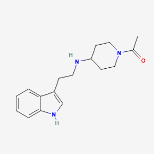 1-[4-[2-(1H-indol-3-yl)ethylamino]piperidin-1-yl]ethanone