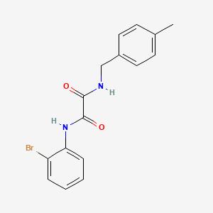 N-(2-bromophenyl)-N'-(4-methylbenzyl)ethanediamide