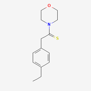 2-(4-Ethylphenyl)-1-(morpholin-4-yl)ethanethione