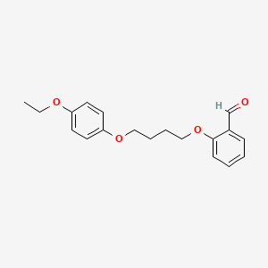 2-[4-(4-ethoxyphenoxy)butoxy]benzaldehyde