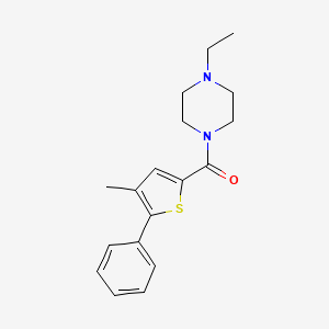 (4-ETHYLPIPERAZINO)(4-METHYL-5-PHENYL-2-THIENYL)METHANONE