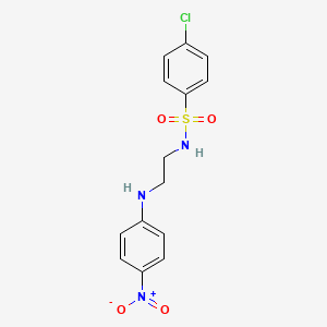 4-chloro-N-{2-[(4-nitrophenyl)amino]ethyl}benzenesulfonamide