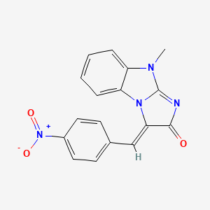 9-methyl-3-(4-nitrobenzylidene)-3H-imidazo[1,2-a]benzimidazol-2(9H)-one