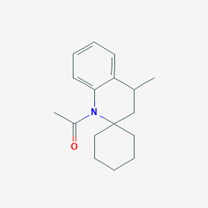 1-(4-methylspiro[3,4-dihydroquinoline-2,1'-cyclohexane]-1-yl)ethanone