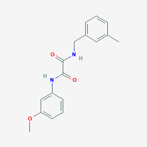 N'-(3-methoxyphenyl)-N-[(3-methylphenyl)methyl]oxamide