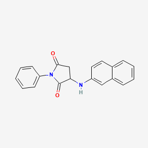 3-(Naphthalen-2-ylamino)-1-phenylpyrrolidine-2,5-dione