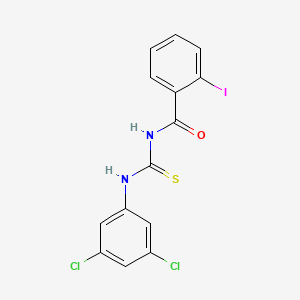 N-[(3,5-dichlorophenyl)carbamothioyl]-2-iodobenzamide