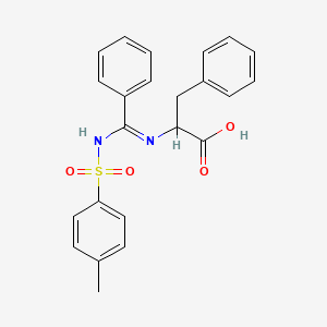 N-[(Z)-{[(4-methylphenyl)sulfonyl]imino}(phenyl)methyl]phenylalanine