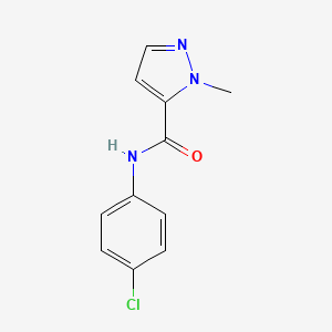 N-(4-chlorophenyl)-1-methyl-1H-pyrazole-5-carboxamide