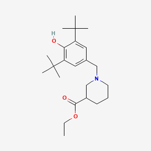 ethyl 1-(3,5-di-tert-butyl-4-hydroxybenzyl)-3-piperidinecarboxylate