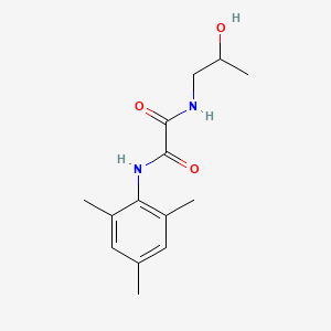 N-(2-hydroxypropyl)-N'-(2,4,6-trimethylphenyl)ethanediamide