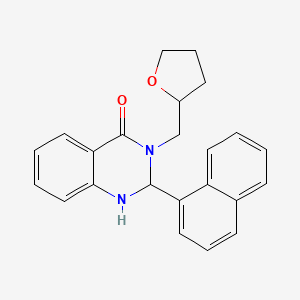 2-(1-naphthyl)-3-(tetrahydro-2-furanylmethyl)-2,3-dihydro-4(1H)-quinazolinone