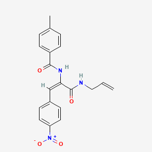 (2E)-2-[(4-Methylphenyl)formamido]-3-(4-nitrophenyl)-N-(prop-2-EN-1-YL)prop-2-enamide