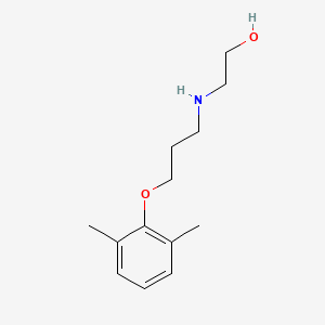 molecular formula C13H21NO2 B5251931 2-[3-(2,6-Dimethylphenoxy)propylamino]ethanol 