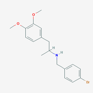 (4-bromobenzyl)[2-(3,4-dimethoxyphenyl)-1-methylethyl]amine