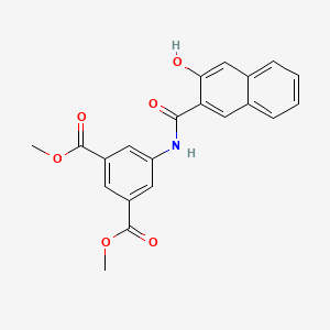 Dimethyl 5-[(3-hydroxynaphthalene-2-carbonyl)amino]benzene-1,3-dicarboxylate