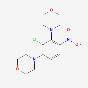 4-(2-chloro-3-morpholin-4-yl-4-nitrophenyl)morpholine