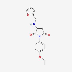 1-(4-ethoxyphenyl)-3-[(2-furylmethyl)amino]-2,5-pyrrolidinedione