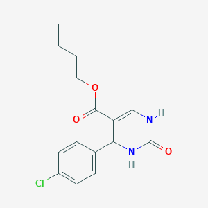 butyl 4-(4-chlorophenyl)-6-methyl-2-oxo-1,2,3,4-tetrahydro-5-pyrimidinecarboxylate