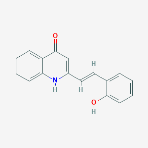 2-[(E)-2-(2-hydroxyphenyl)ethenyl]-1H-quinolin-4-one