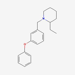 molecular formula C20H25NO B5252351 2-ethyl-1-(3-phenoxybenzyl)piperidine 