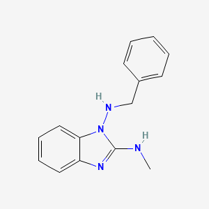 1-N-benzyl-2-N-methylbenzimidazole-1,2-diamine