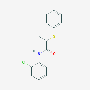 N-(2-chlorophenyl)-2-(phenylthio)propanamide