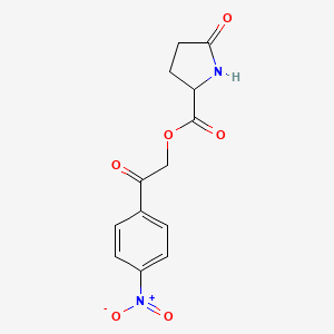 [2-(4-Nitrophenyl)-2-oxoethyl] 5-oxopyrrolidine-2-carboxylate