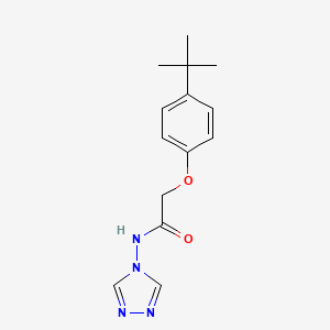 2-(4-tert-butylphenoxy)-N-4H-1,2,4-triazol-4-ylacetamide