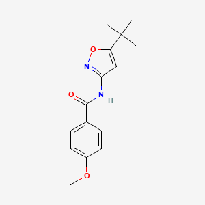 N-(5-tert-butyl-1,2-oxazol-3-yl)-4-methoxybenzamide