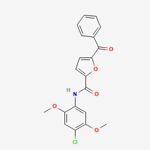 5-benzoyl-N-(4-chloro-2,5-dimethoxyphenyl)-2-furamide