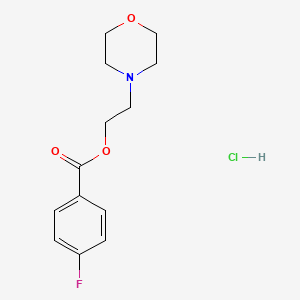 2-(4-morpholinyl)ethyl 4-fluorobenzoate hydrochloride