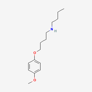 molecular formula C15H25NO2 B5252663 N-butyl-4-(4-methoxyphenoxy)-1-butanamine 