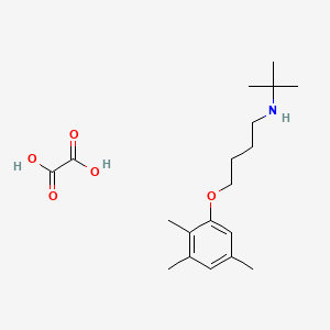 N-tert-butyl-4-(2,3,5-trimethylphenoxy)butan-1-amine;oxalic acid